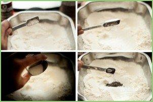 Пресное тесто для пиццы без дрожжей - фото шаг 1