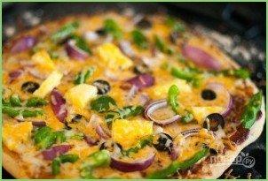 Пресное тесто для пиццы без дрожжей - фото шаг 5