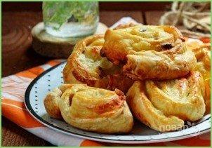 Слоеные коржики с заварным кремом - фото шаг 5