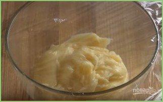 Слойки из слоеного теста с кремом 