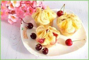 Слойки с вишней - фото шаг 6