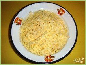 Сырные лепешки с начинкой - фото шаг 3