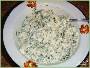 Сырные лепешки с начинкой - фото шаг 5