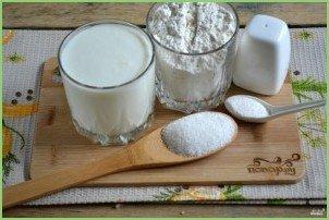 Тесто для хачапури на кефире - фото шаг 1