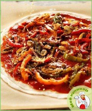 Вегетарианская пицца - фото шаг 5