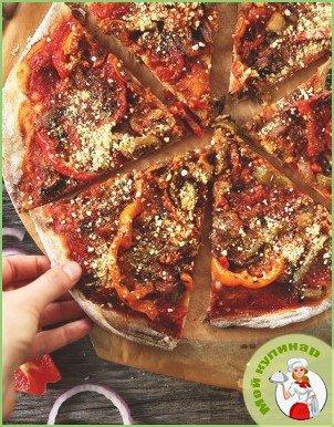 Вегетарианская пицца - фото шаг 6