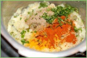 Вегетарианские лепешки с картофелем - фото шаг 2