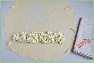 Вертута из вытяжного теста с творогом - фото шаг 10