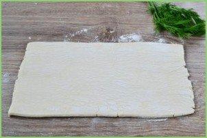 Закусочные слойки-рулетики - фото шаг 4