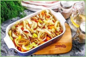 Запеканка из яблок, тыквы и лука-порея - фото шаг 4