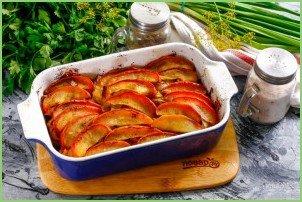 Запеканка из яблок, тыквы и лука-порея - фото шаг 7