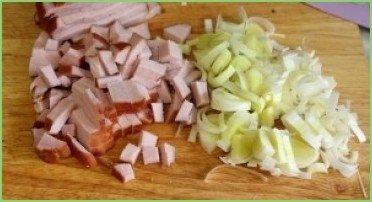 Киш с ветчиной и сыром - фото шаг 4