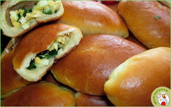 Пирожки с яйцом и зелёным луком - фото шаг 1