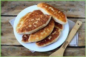 Пирожки со сливой на сковороде - фото шаг 9
