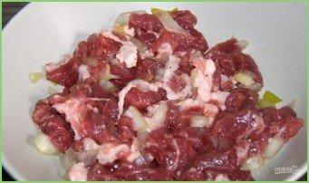 Самса узбекская слоеная с мясом - фото шаг 2