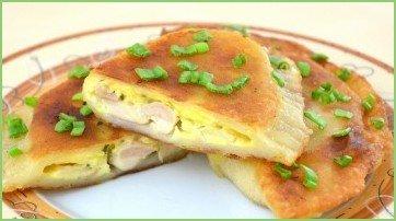 Жареные пирожки с курицей - фото шаг 8