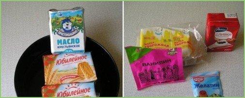 Персиковый чизкейк без выпечки - фото шаг 1
