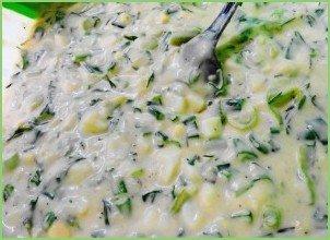 Оладьи с зеленью - фото шаг 8