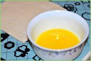 Слоеная самса с курицей - фото шаг 3
