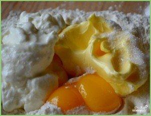 Киш с брокколи и сыром фета - фото шаг 1