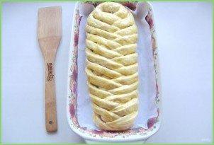 Кулебяка с рыбой и рисом - фото шаг 12